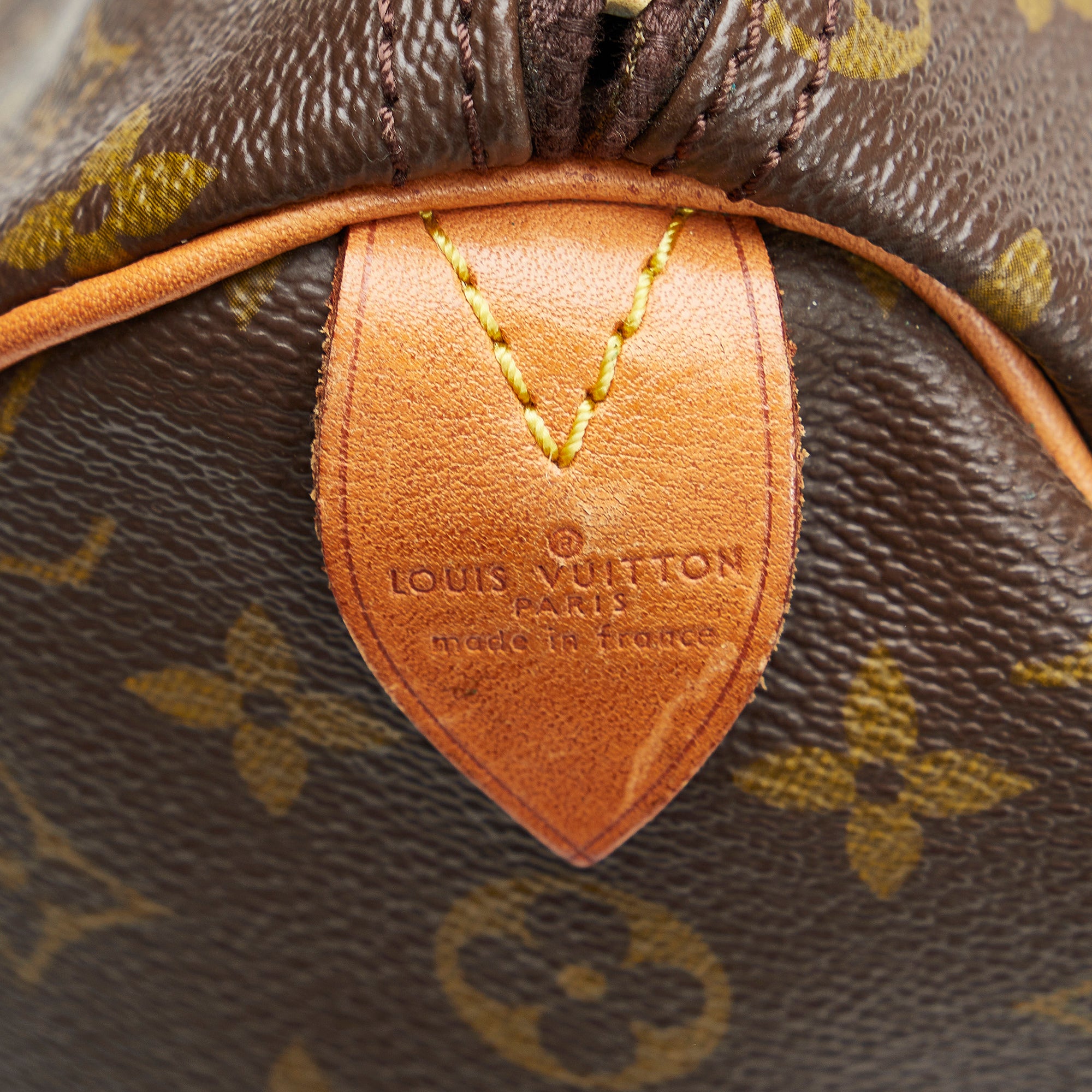 Louis Vuitton Speedy 35 Dark brown Synthetic ref.455484 - Joli Closet