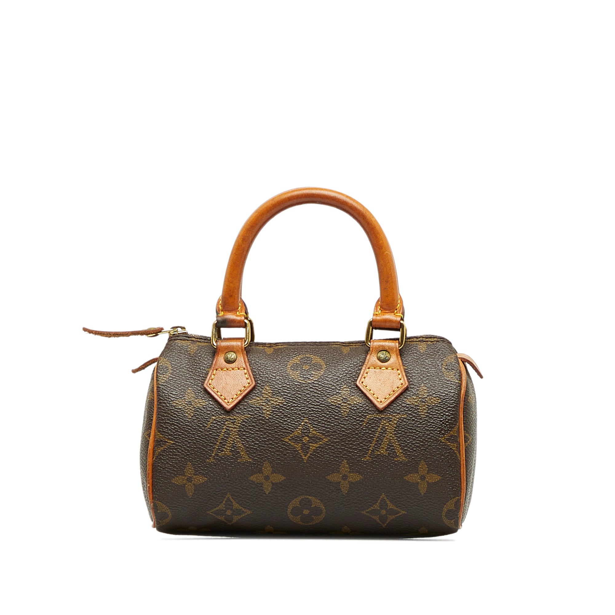 Brown Louis Vuitton Monogram Mini HL Speedy Boston Bag