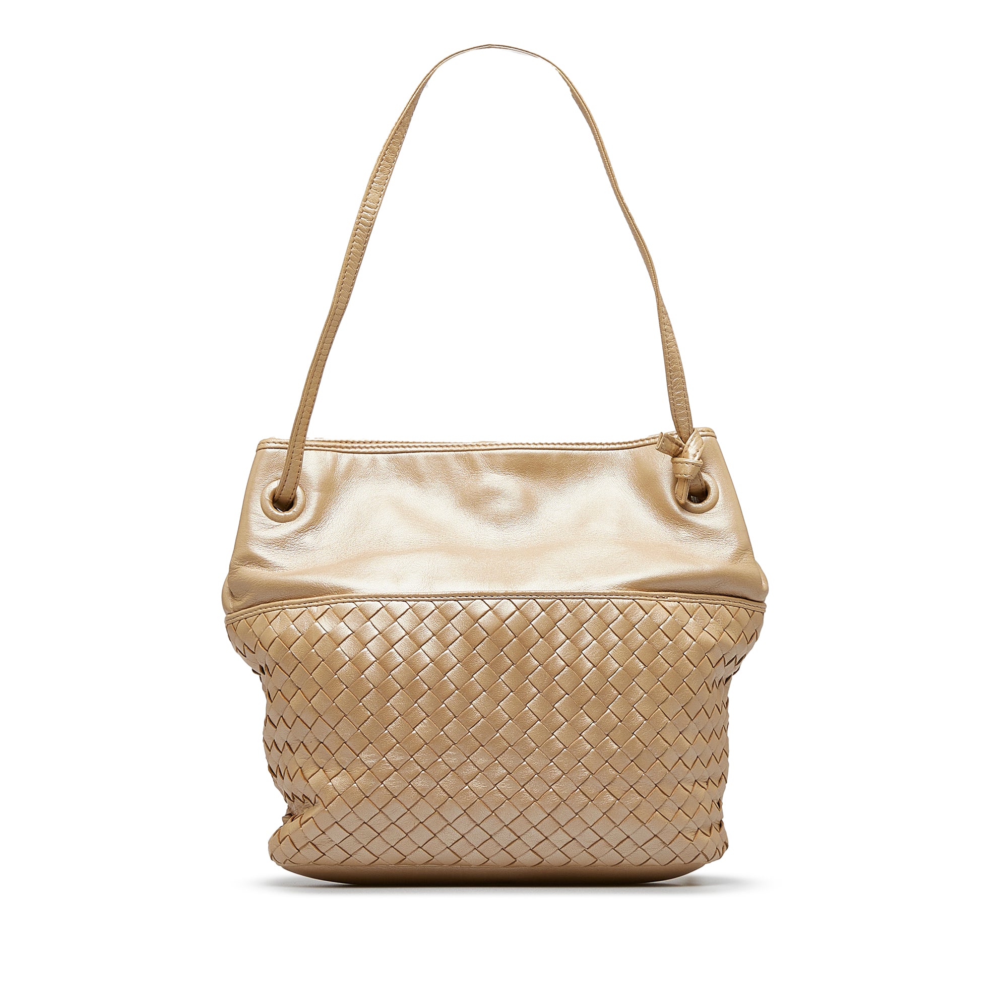 Brown Bottega Veneta Intrecciato Shoulder Bag – Designer Revival