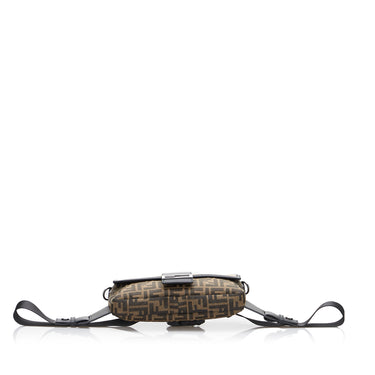 Brown Fendi Zucca Convertible Belt Bag - Designer Revival
