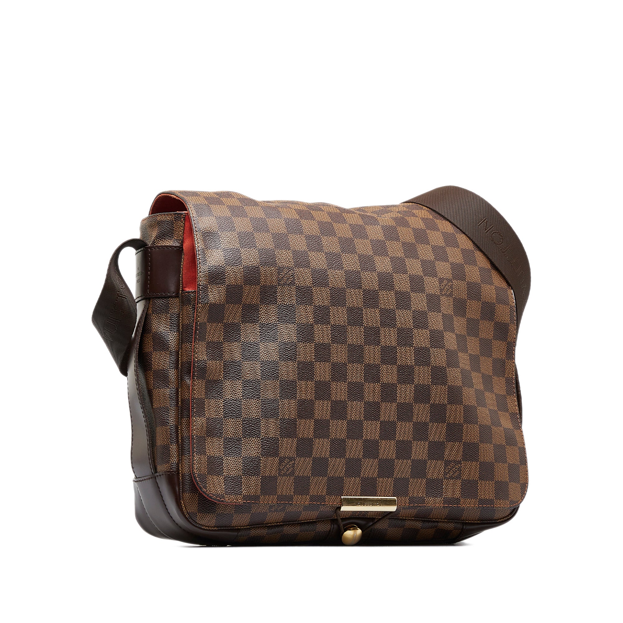 Louis Vuitton Brown Damier Ebene Bastille Messenger Bag Leather