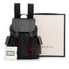 Black Gucci GG Supreme Backpack