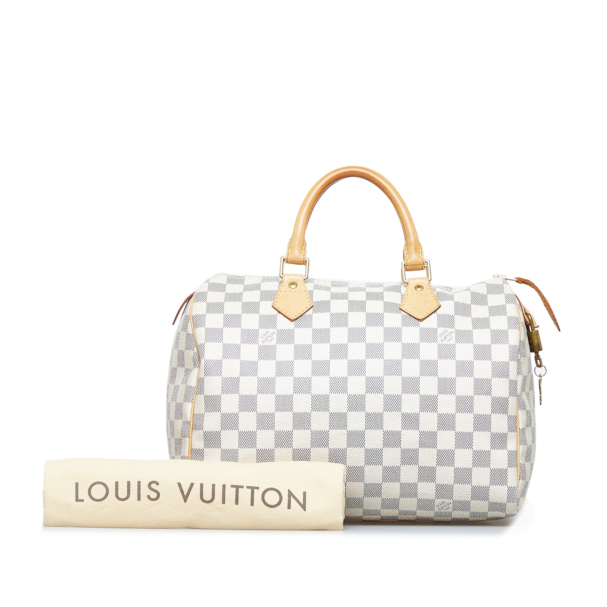 Louis Vuitton Damier Azur Speedy 30 White
