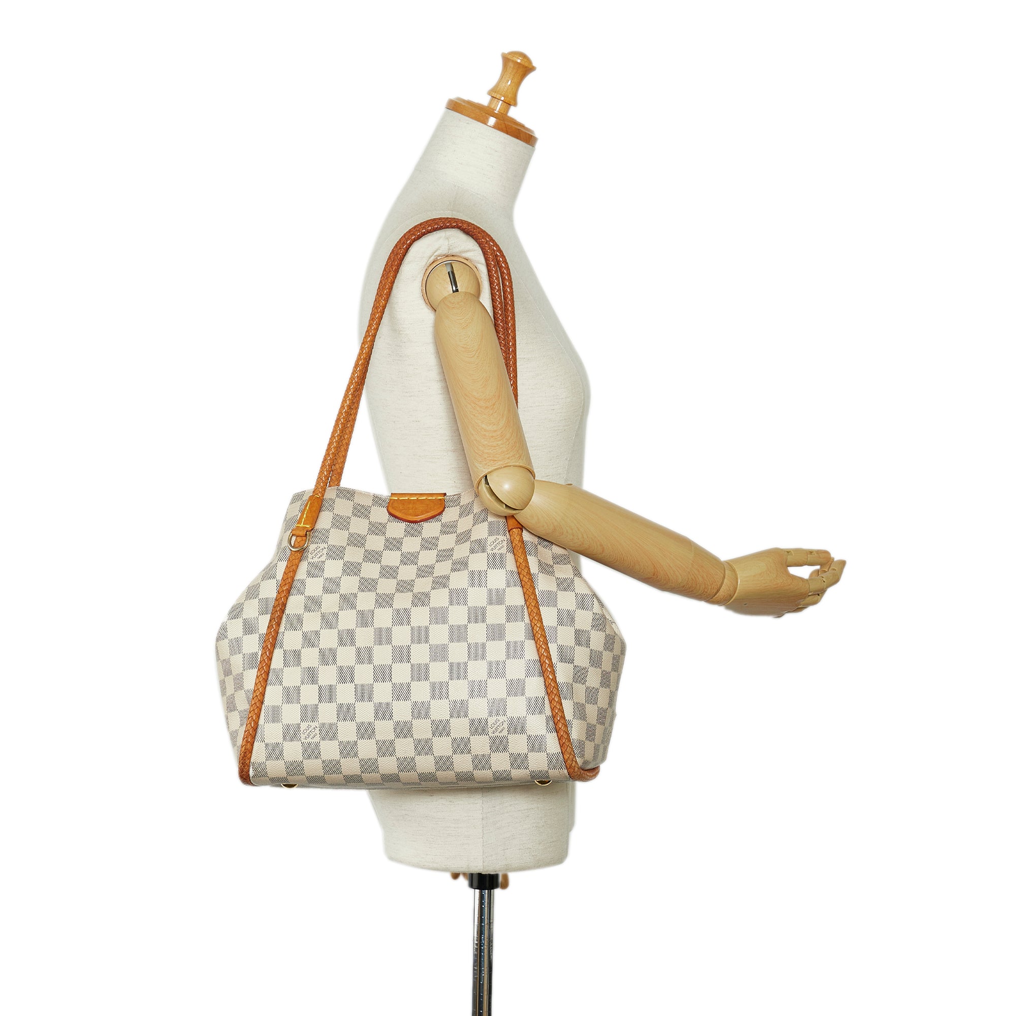 White Louis Vuitton Damier Azur Propriano Tote Bag