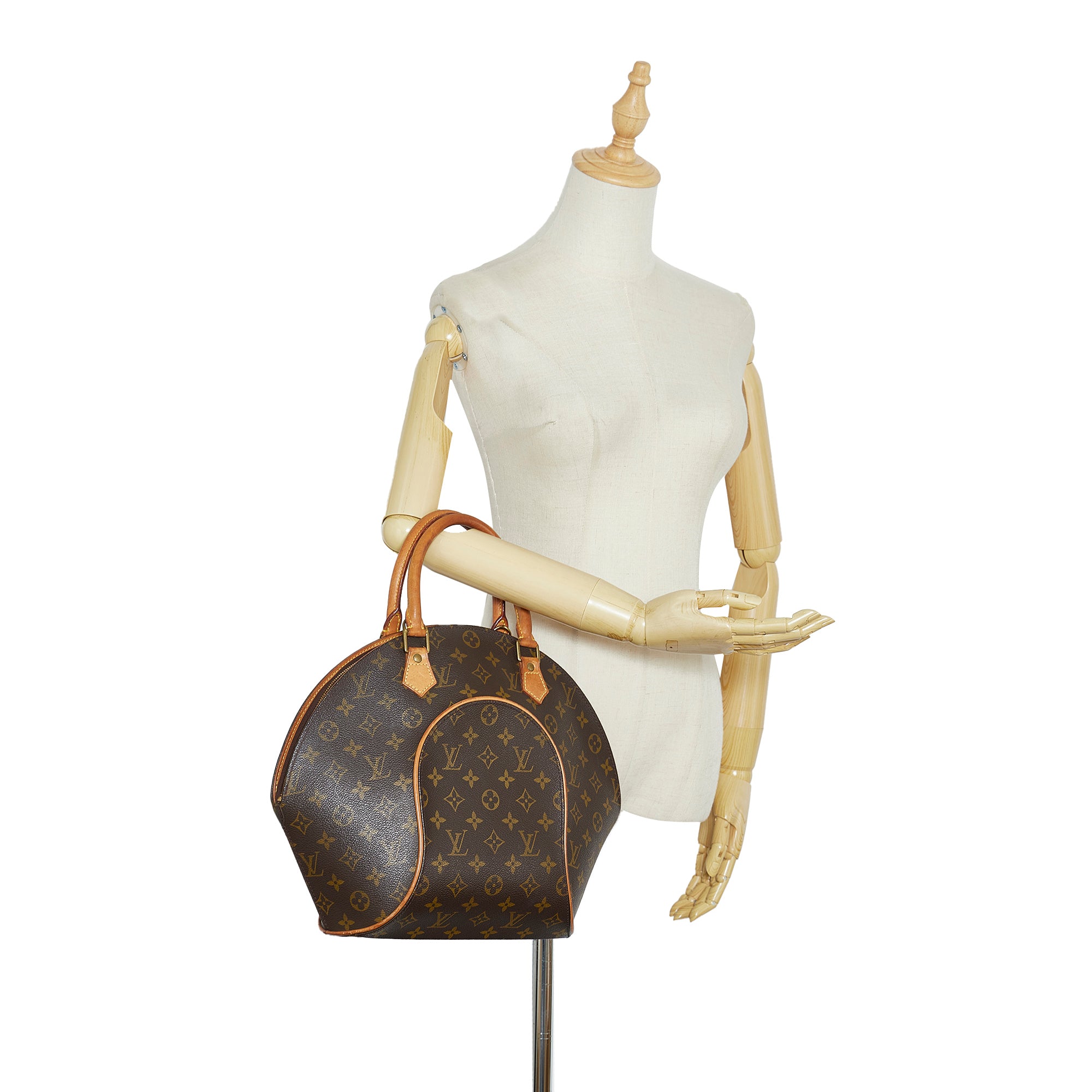 Shop for Louis Vuitton Monogram Canvas Leather Ellipse MM Bag