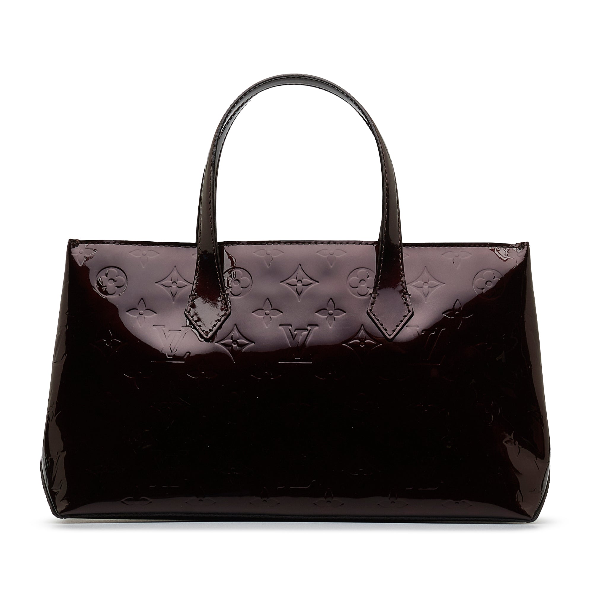 Wine Red Louis Vuitton Monogram Vernis Wilshire PM Handbag – Designer  Revival