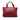 Red Burberry Leather Horn Toggle Tote Bag - Designer Revival