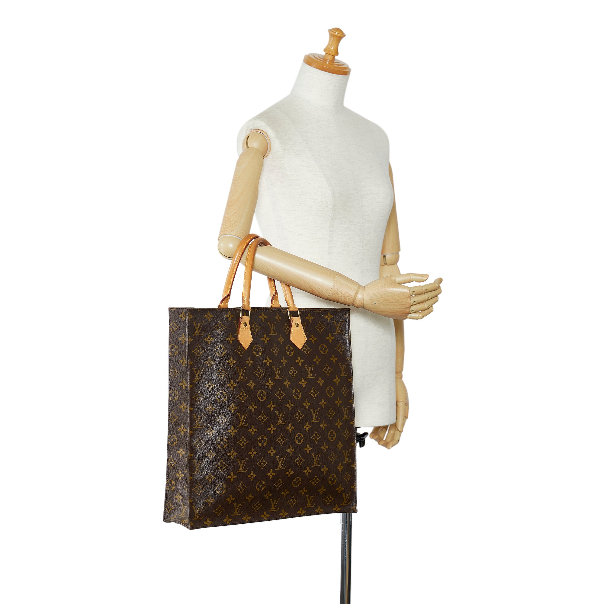 Brown Louis Vuitton Monogram Sac Plat Tote Bag – RvceShops Revival