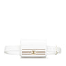 White Chanel Captain Gold Belt Bag - Designer Revival