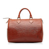 Brown Louis Vuitton Epi Speedy 30 Boston Bag