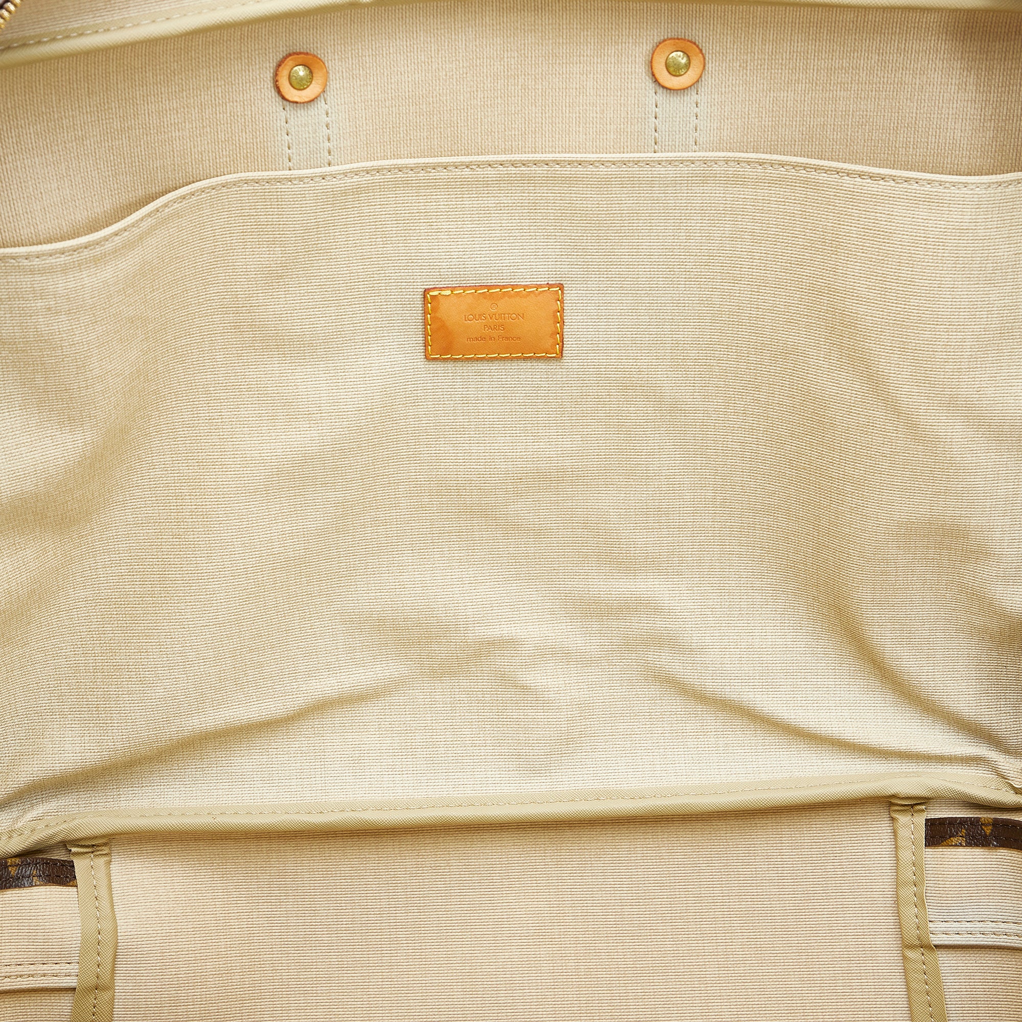 Auth Louis Vuitton Monogram Sirius 45 Travel hand bag Vintage