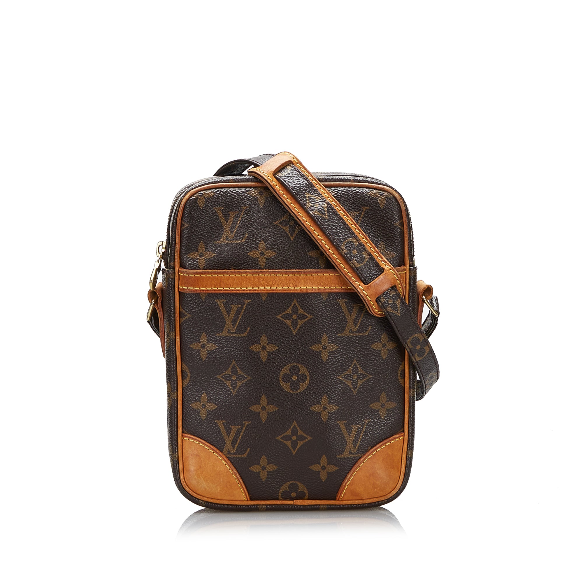 Louis Vuitton Damier Ebene Danube Crossbody Bag 4lv1018A