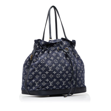 Louis Vuitton Monogram Denim Noefull MM - Blue Bucket Bags