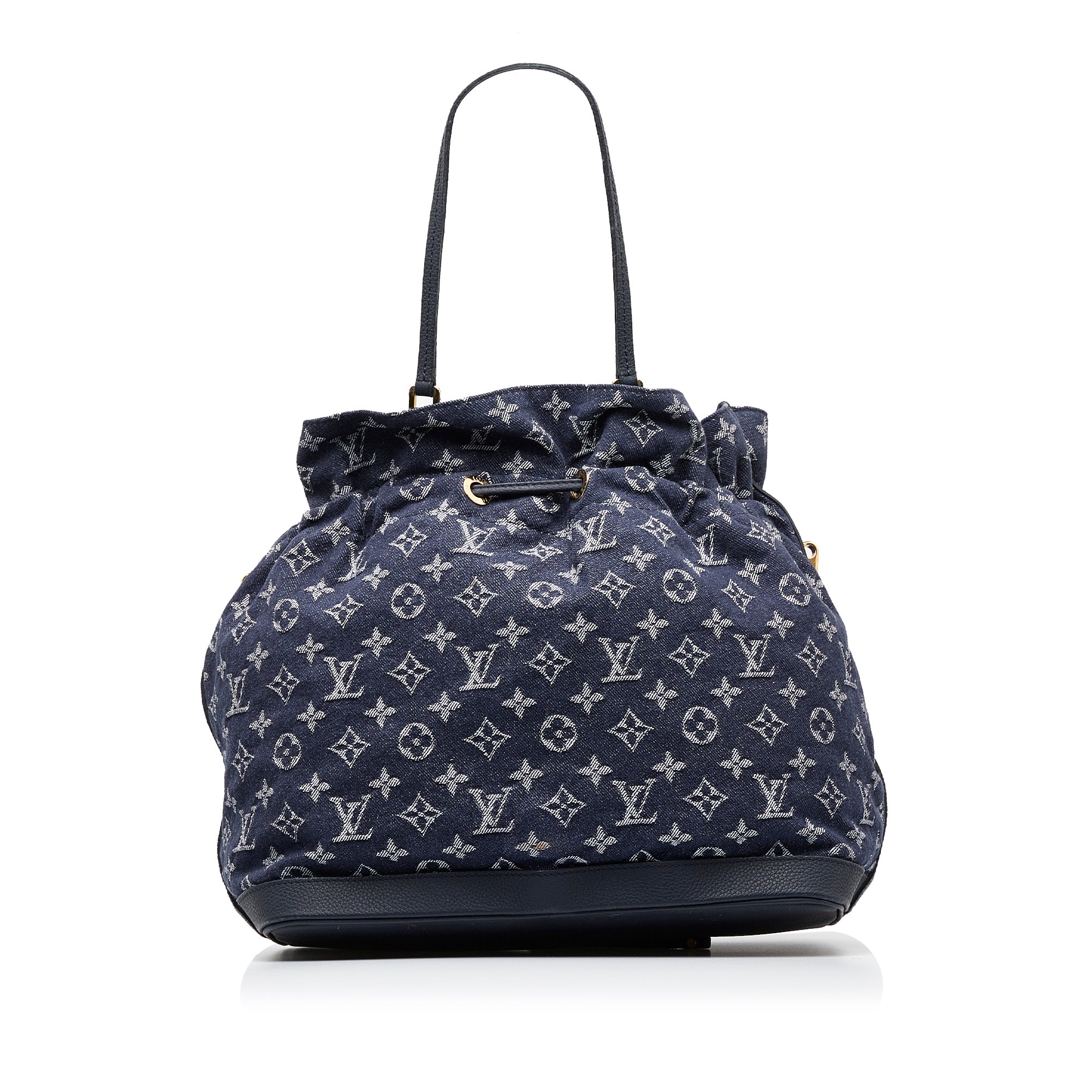 Louis Vuitton - Authenticated Manhattan Handbag - Denim - Jeans Blue for Women, Good Condition