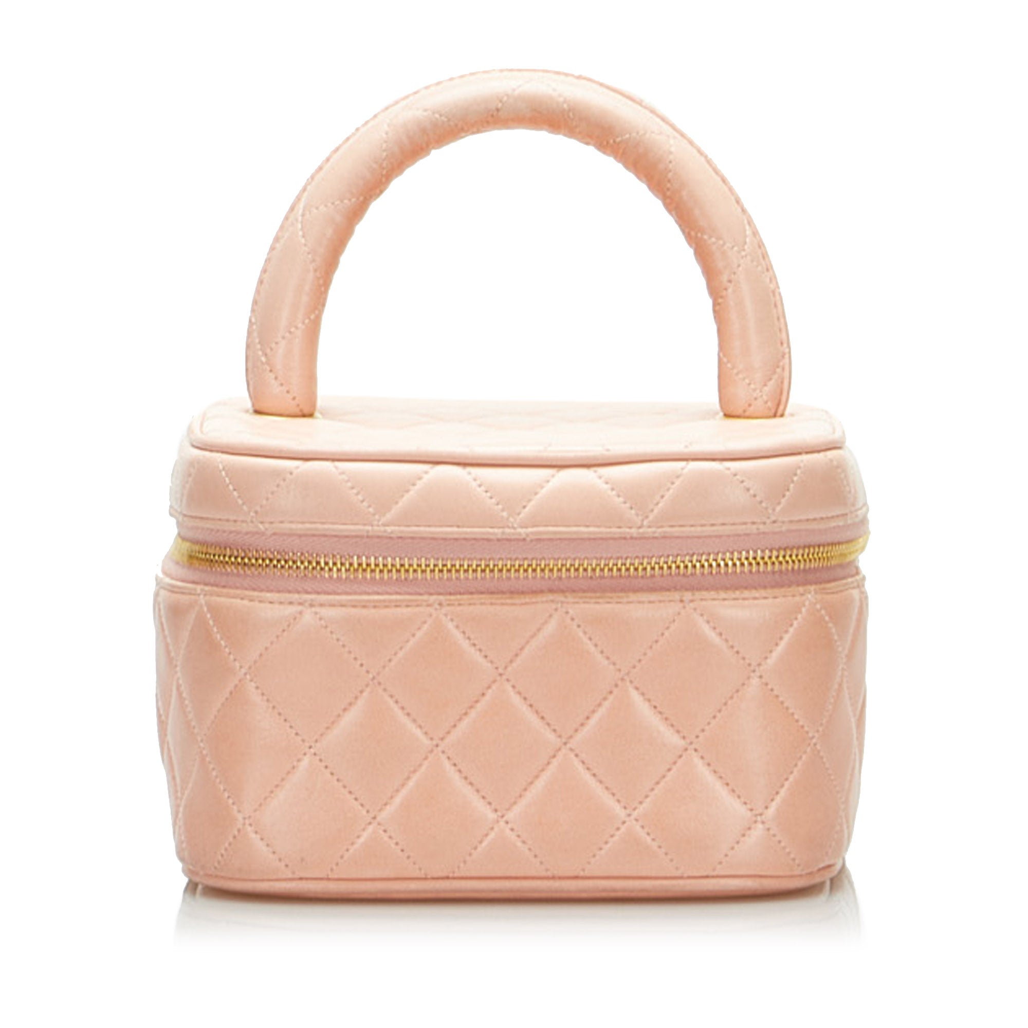 Pink Chanel CC Matelasse Vanity Bag – Designer Revival