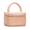 Pink Chanel CC Matelasse Vanity Bag