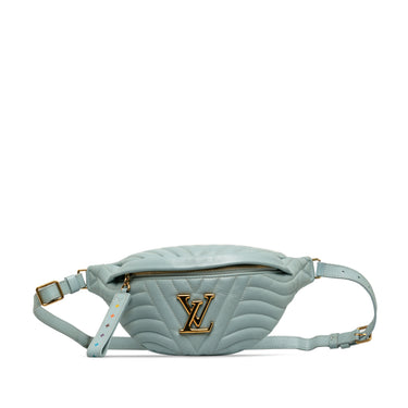 Blue Louis Vuitton New Wave Bumbag Belt Bag - Designer Revival