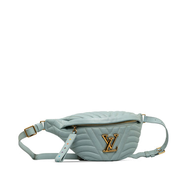 Blue Louis Vuitton New Wave Bumbag Belt Bag - Designer Revival
