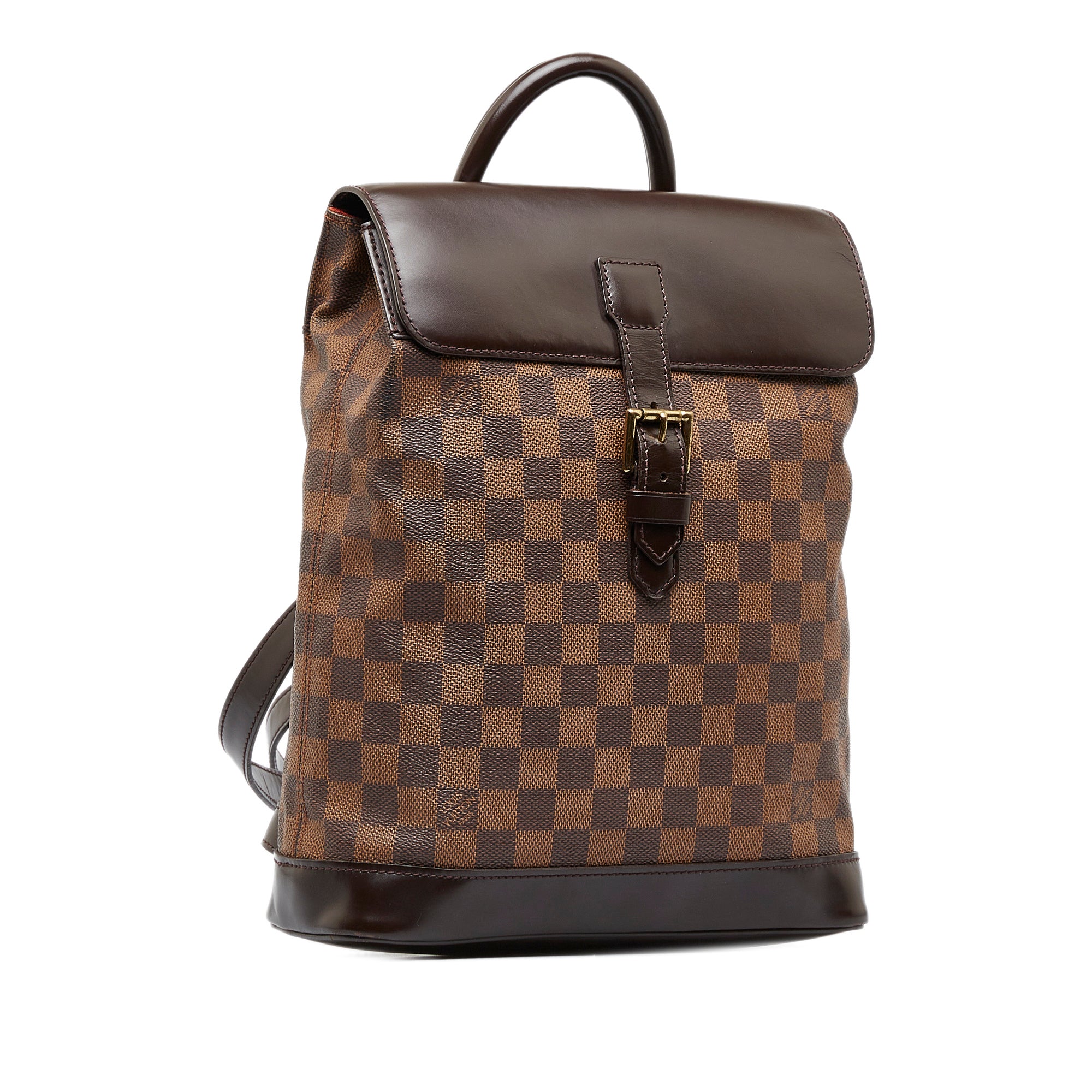 Brown Louis Vuitton Damier Ebene Soho Backpack – Designer Revival