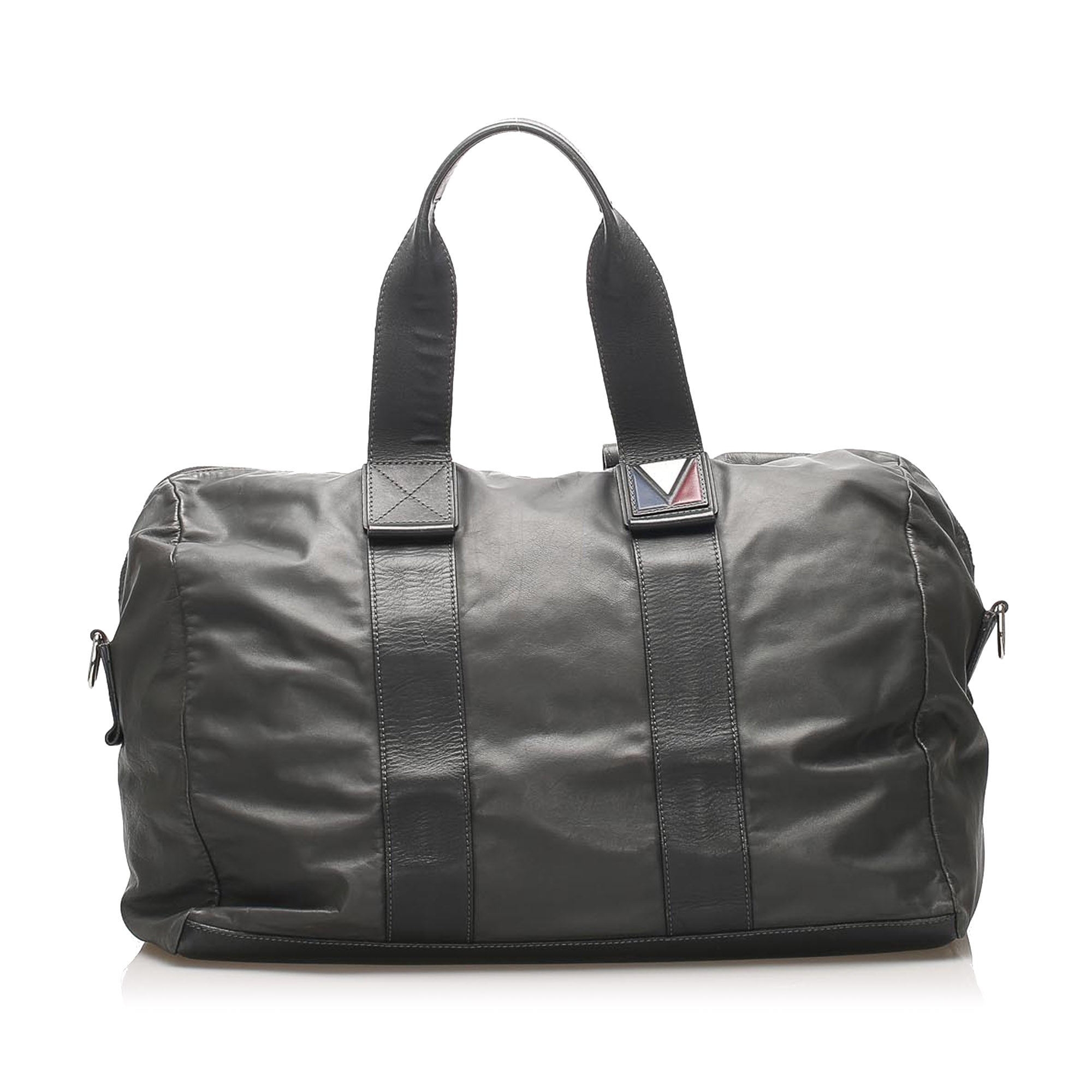 Gray Louis Vuitton V-Line Start Leather Travel Bag Travel Bag