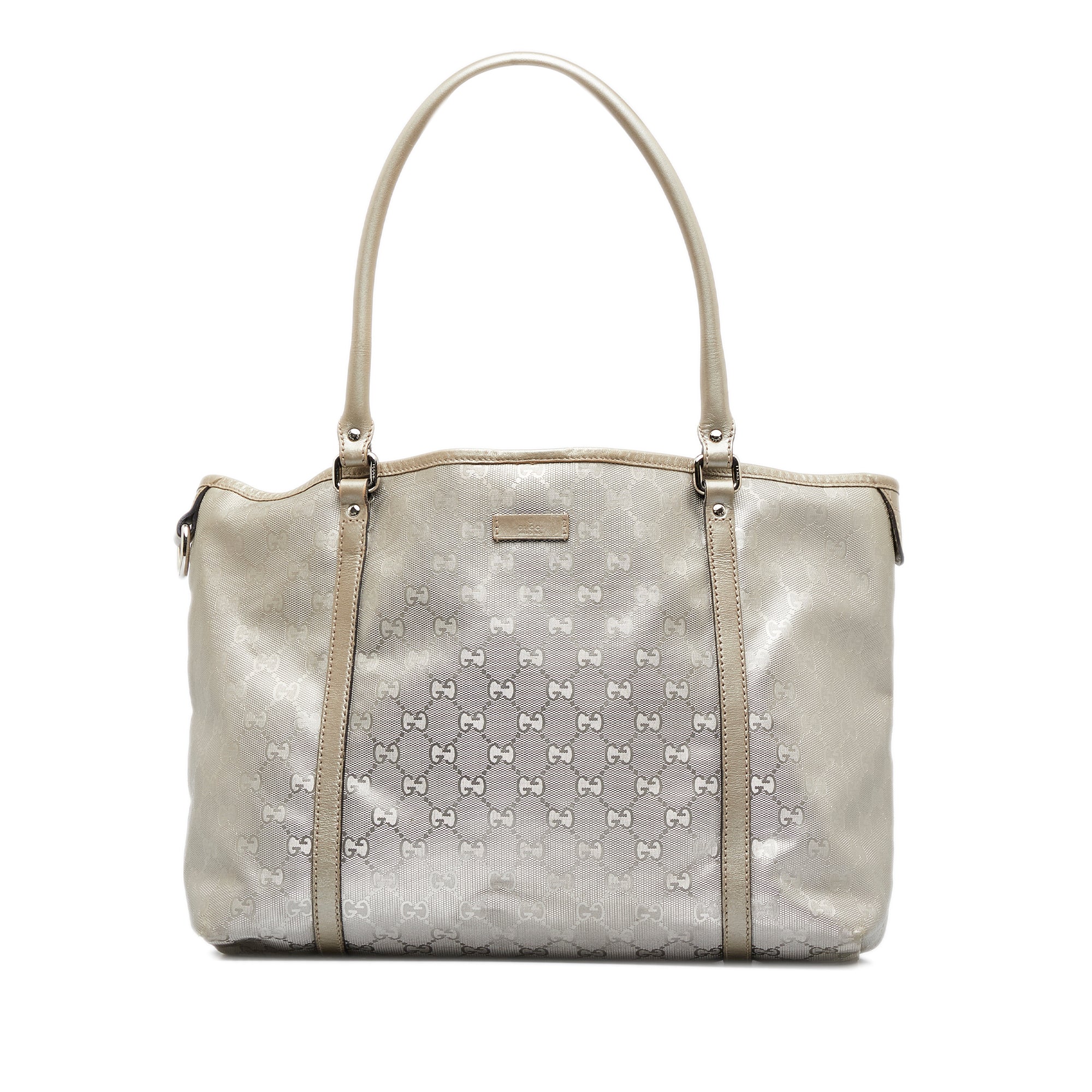 Silver Gucci GG Imprime Joy Tote Bag