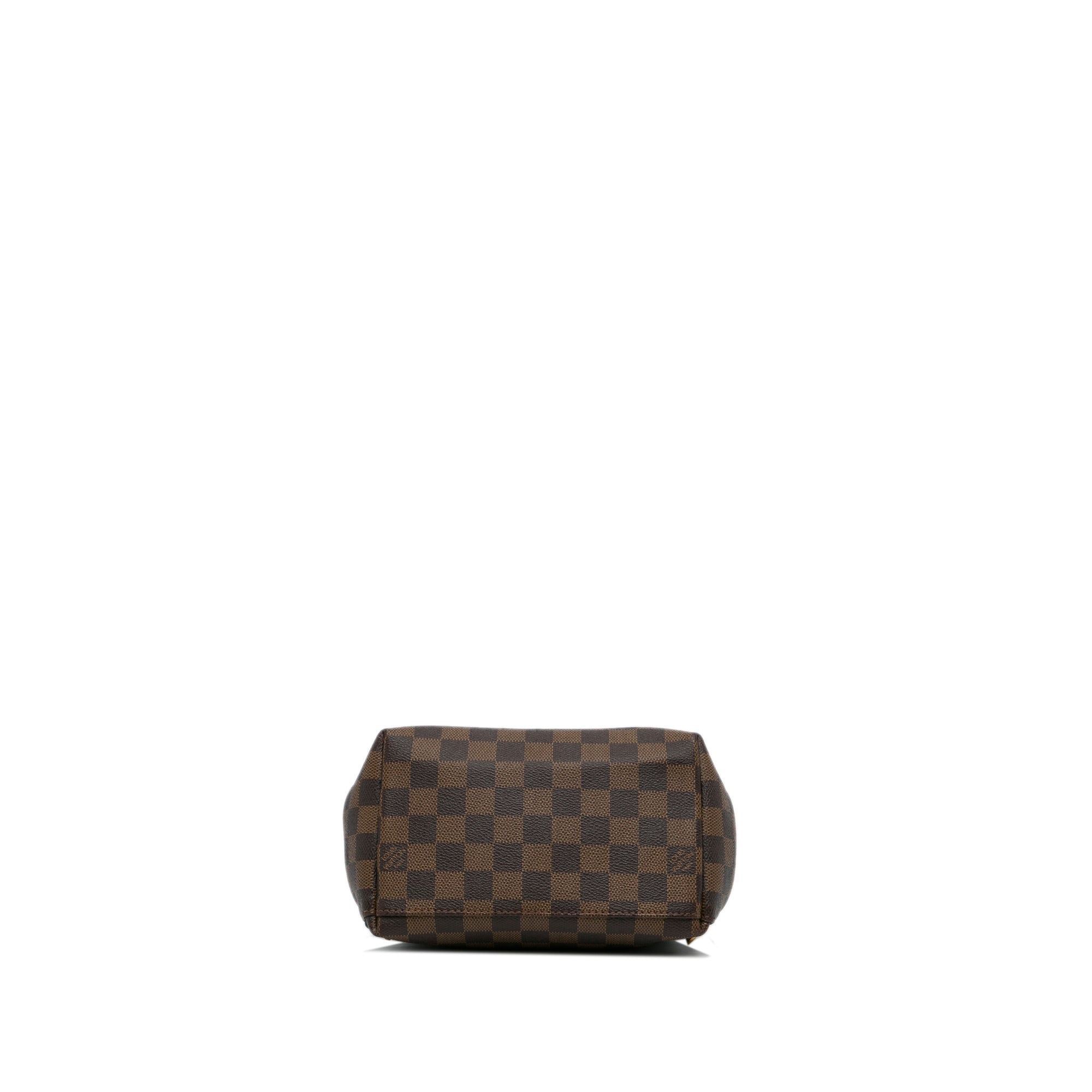 Louis Vuitton Clapton Backpack, Damier Ebene and White Leather