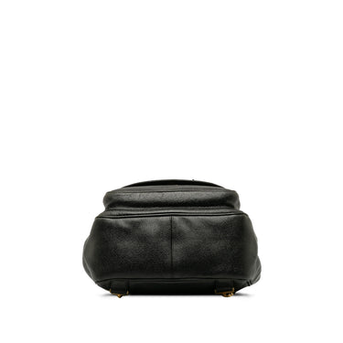 Black Chanel CC Turn Lock Caviar Backpack - Designer Revival