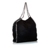 Black Stella McCartney Falabella Fold-Over Tote Bag