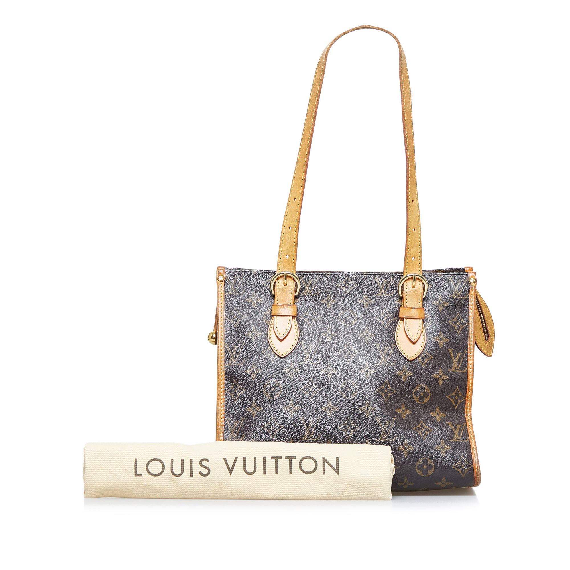 Brown Louis Vuitton Monogram Popincourt Haut Shoulder Bag