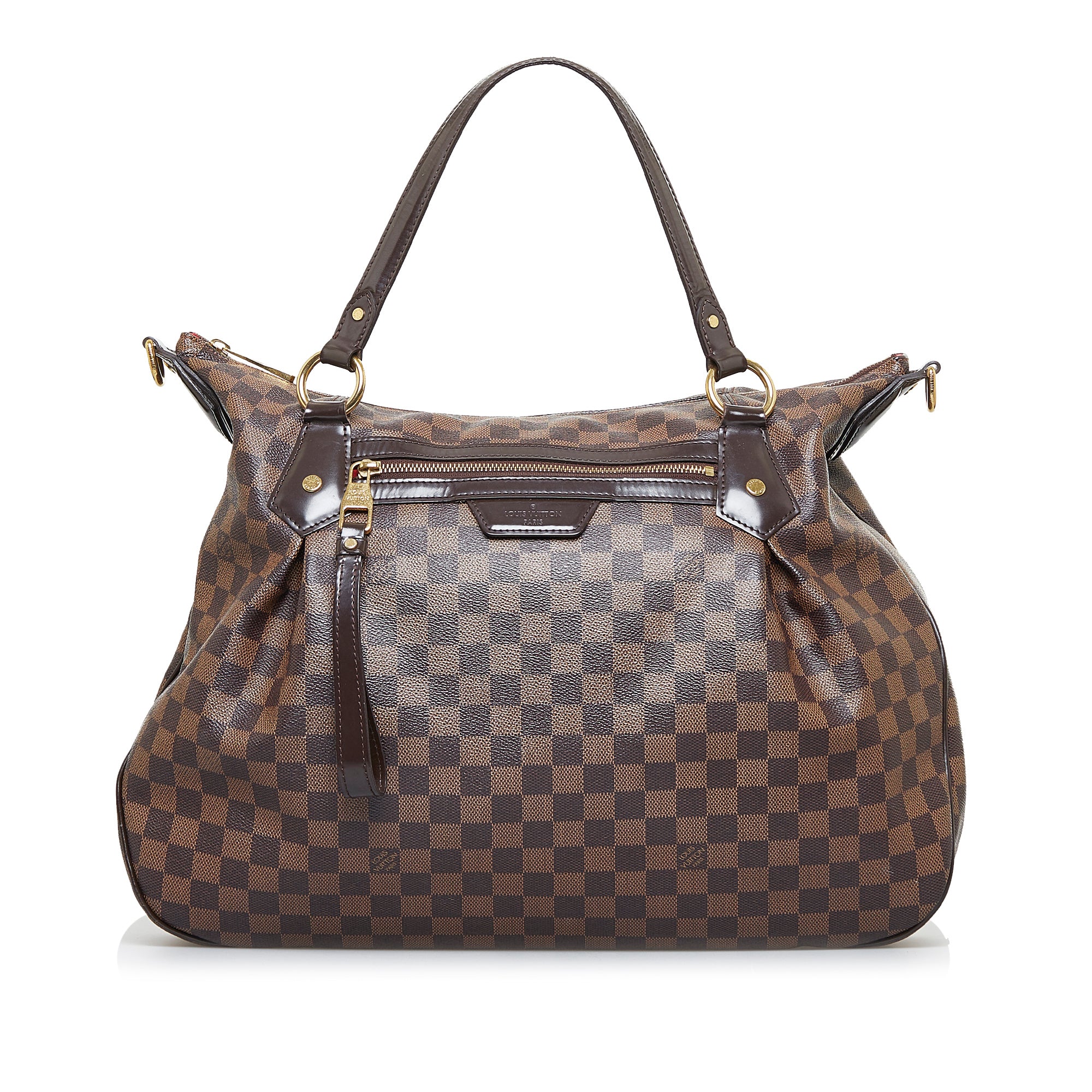 Louis Vuitton Evora MM Damier Ebene Shoulder Bag