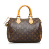 Brown Louis Vuitton Monogram Speedy 25 Boston Bag
