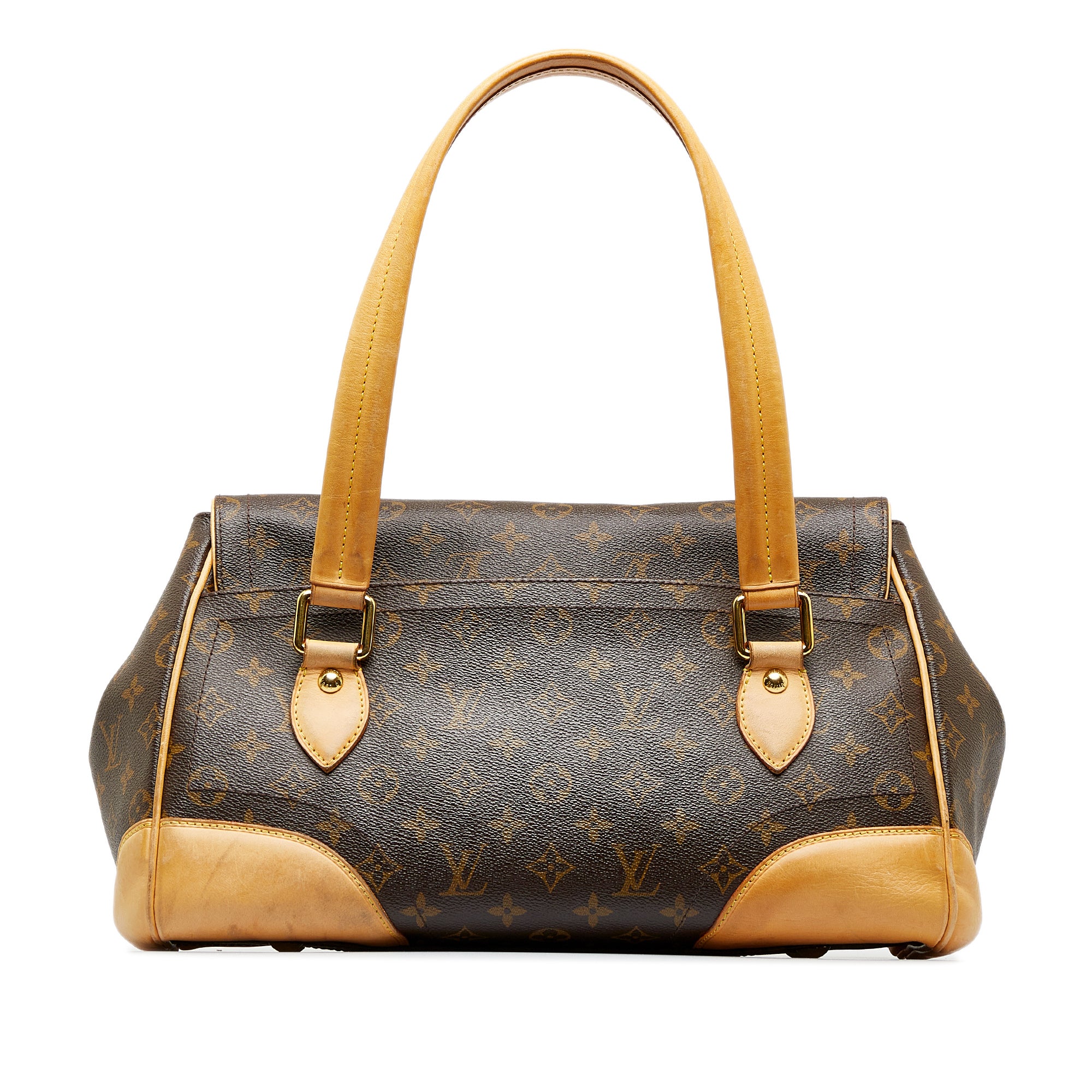 Brown Louis Vuitton Monogram Beverly GM Shoulder Bag – Designer