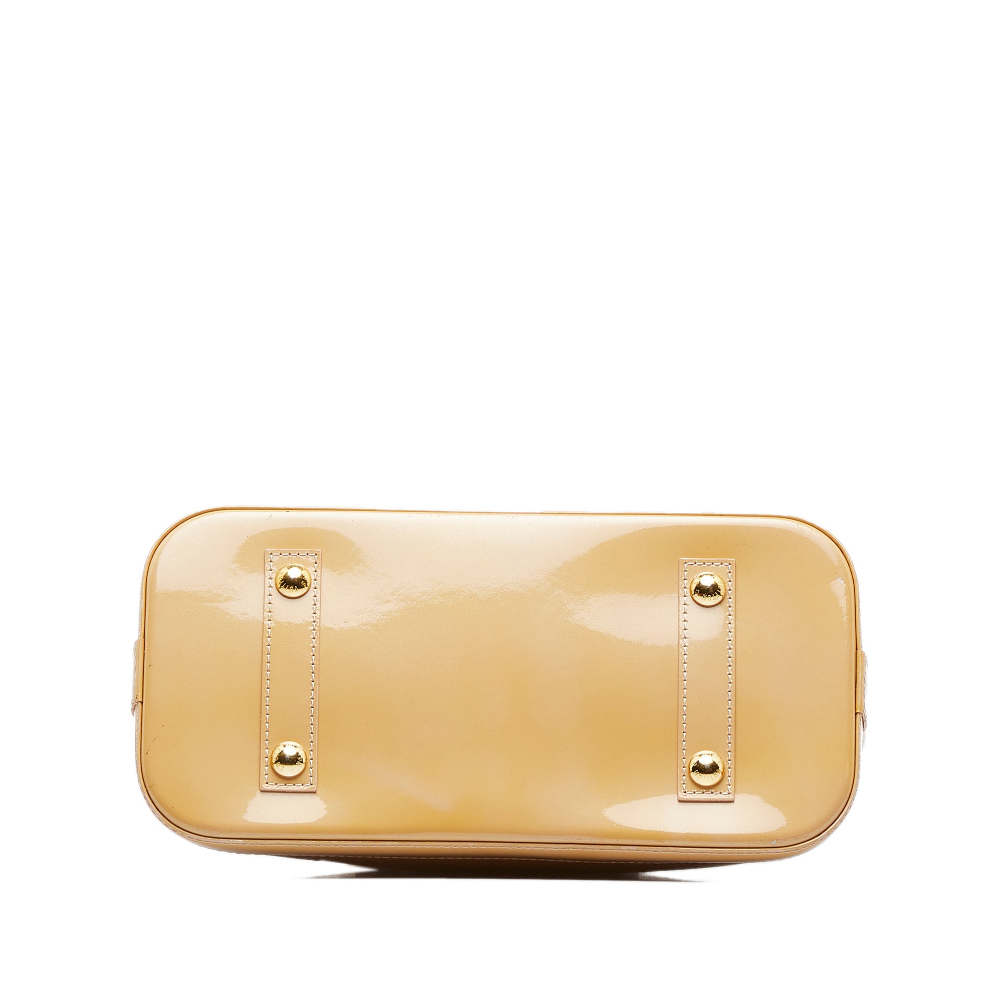 Louis Vuitton Dune Monogram Vernis Alma GM Handbag Satchel 