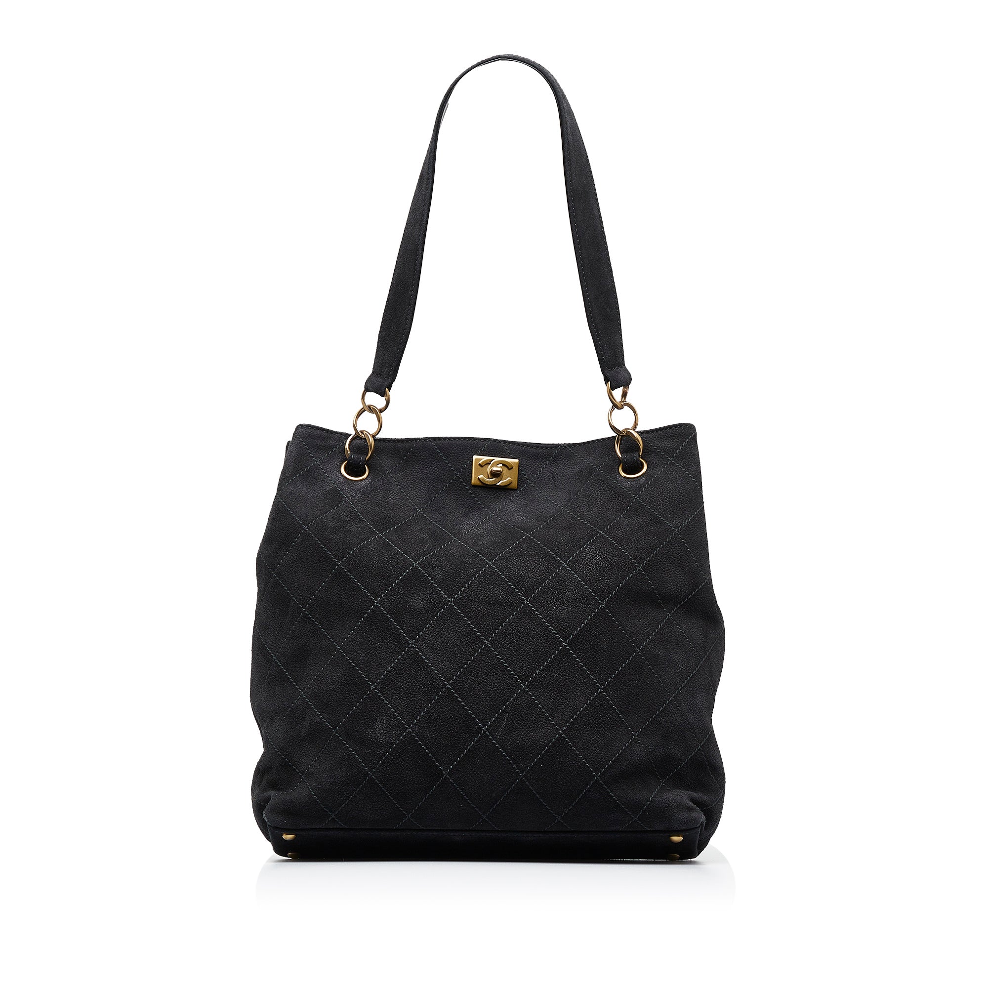 Chanel Wild Stitch Black Tote Bag, Luxury, Bags & Wallets on Carousell