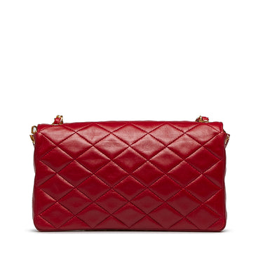 Red Chanel CC Crossbody Bag - Designer Revival