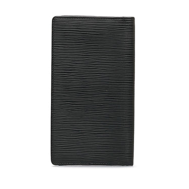 Black Louis Vuitton Epi Leather Brazza Wallet - Designer Revival