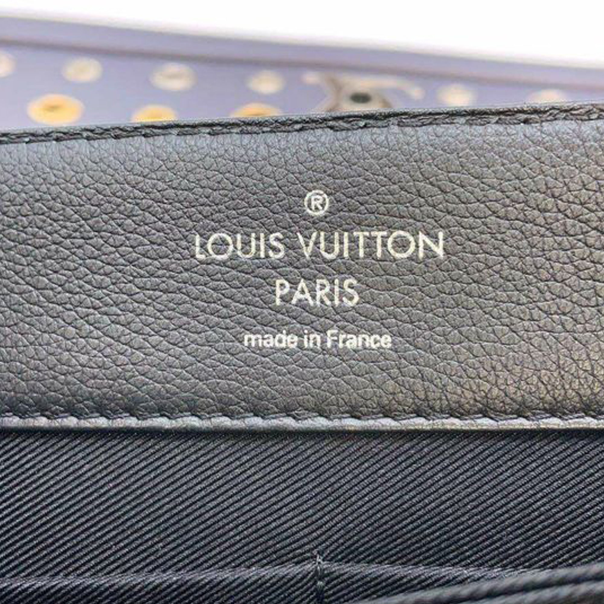 Black Louis Vuitton Eyelet LockMe II Satchel – Designer Revival