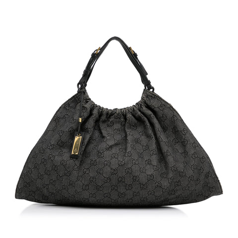 Black Gucci GG Canvas Handbag