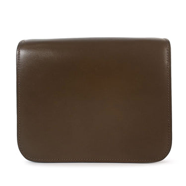Brown Celine Small Classic Box Crossbody Bag - Designer Revival