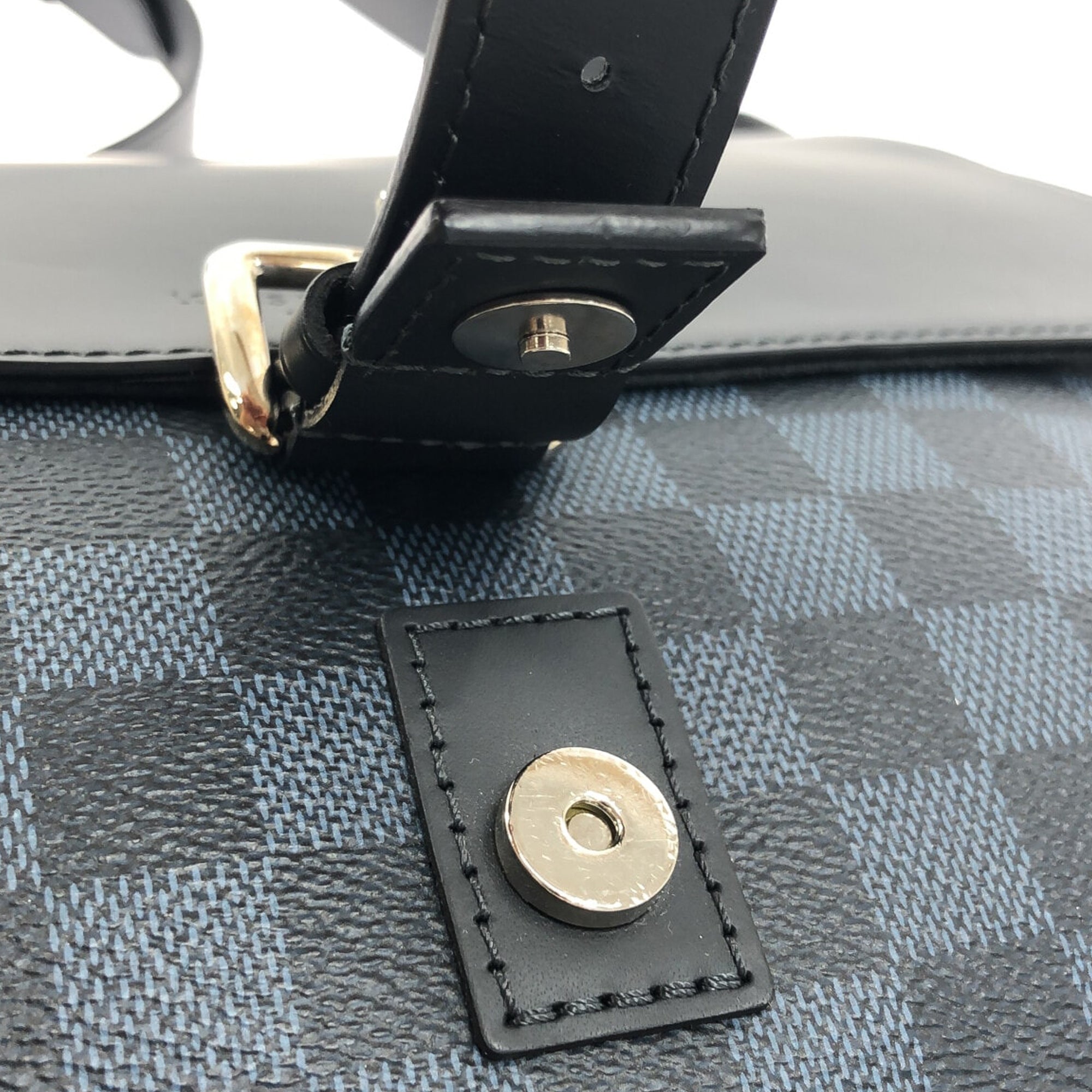 Louis Vuitton Damier Cobalt Newport PM Messenger Crossbody Bag 910lv90