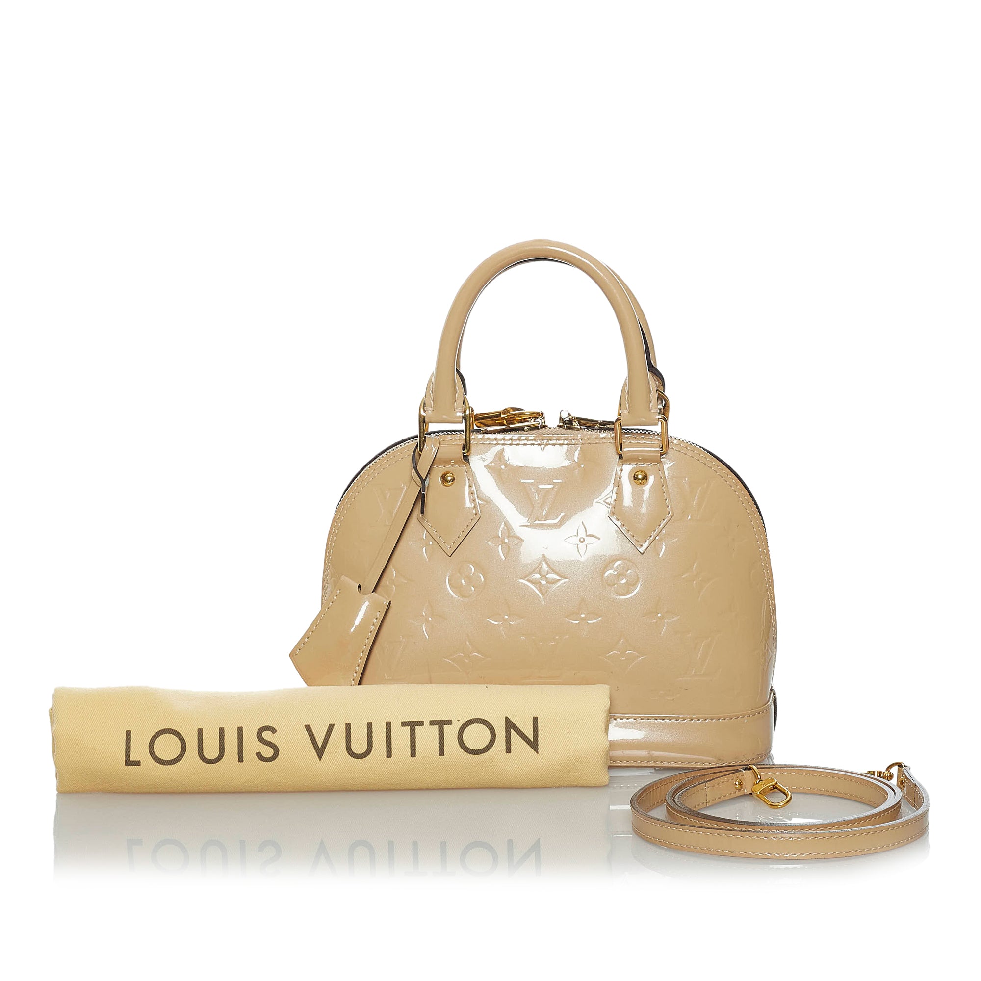 Louis Vuitton Nude Dune Epi Leather Alma PM Bag For Sale at