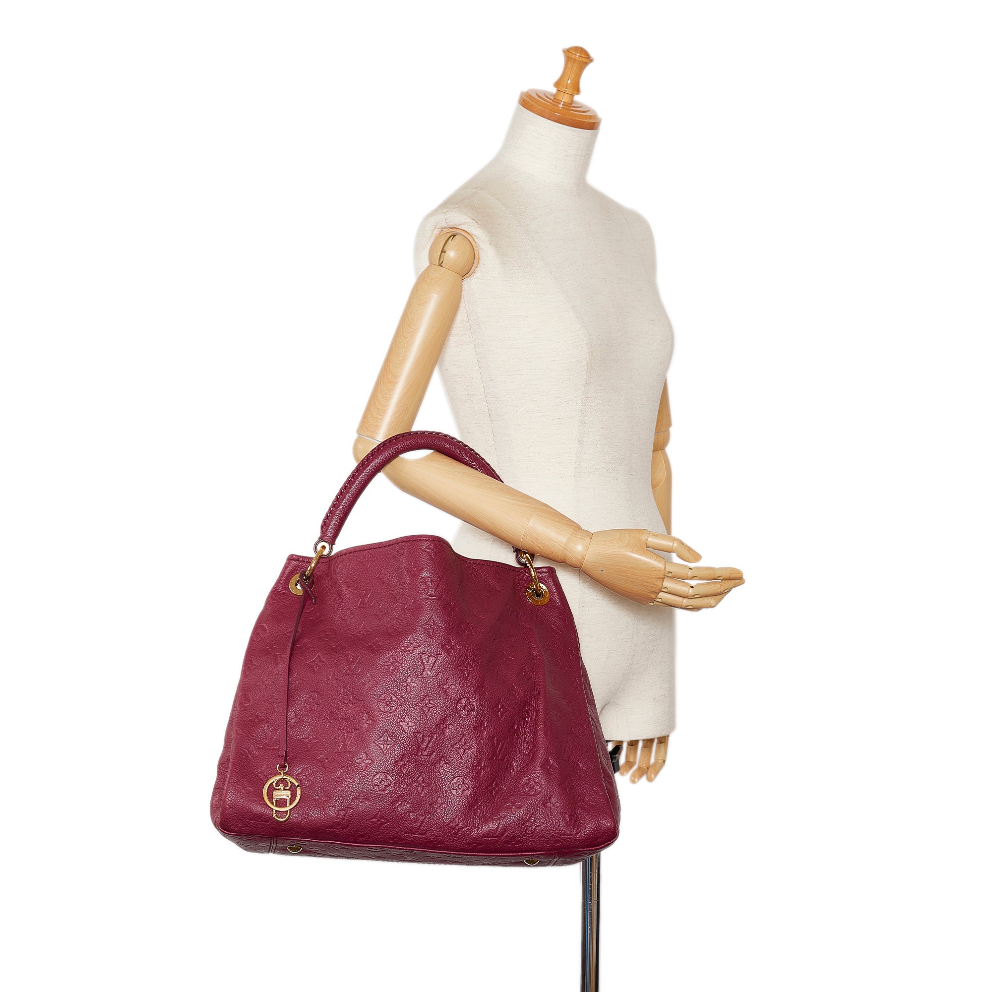 Red Louis Vuitton Monogram Empreinte Artsy MM Hobo Bag – Designer