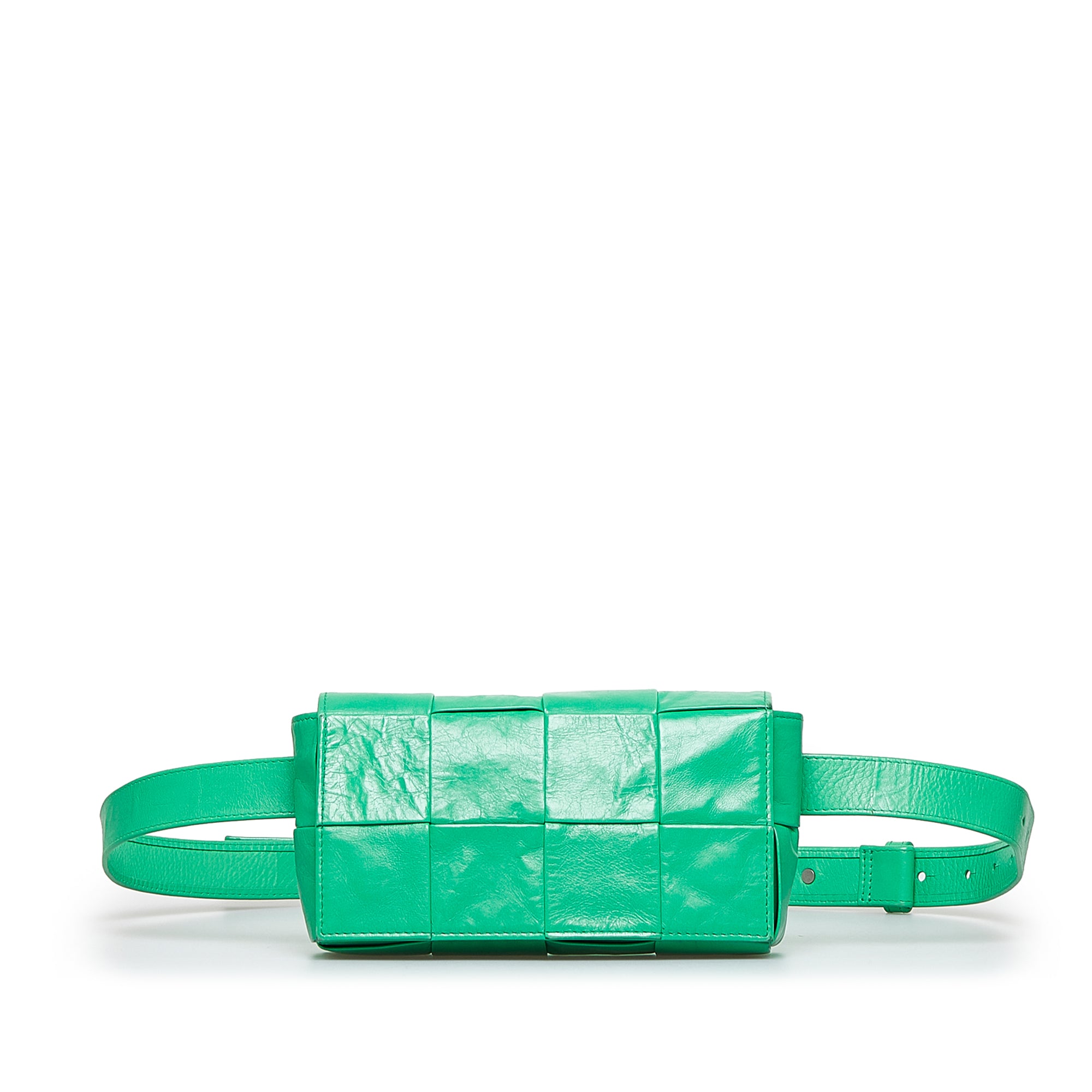 Green Bottega Veneta Intrecciato Cassette Belt Bag