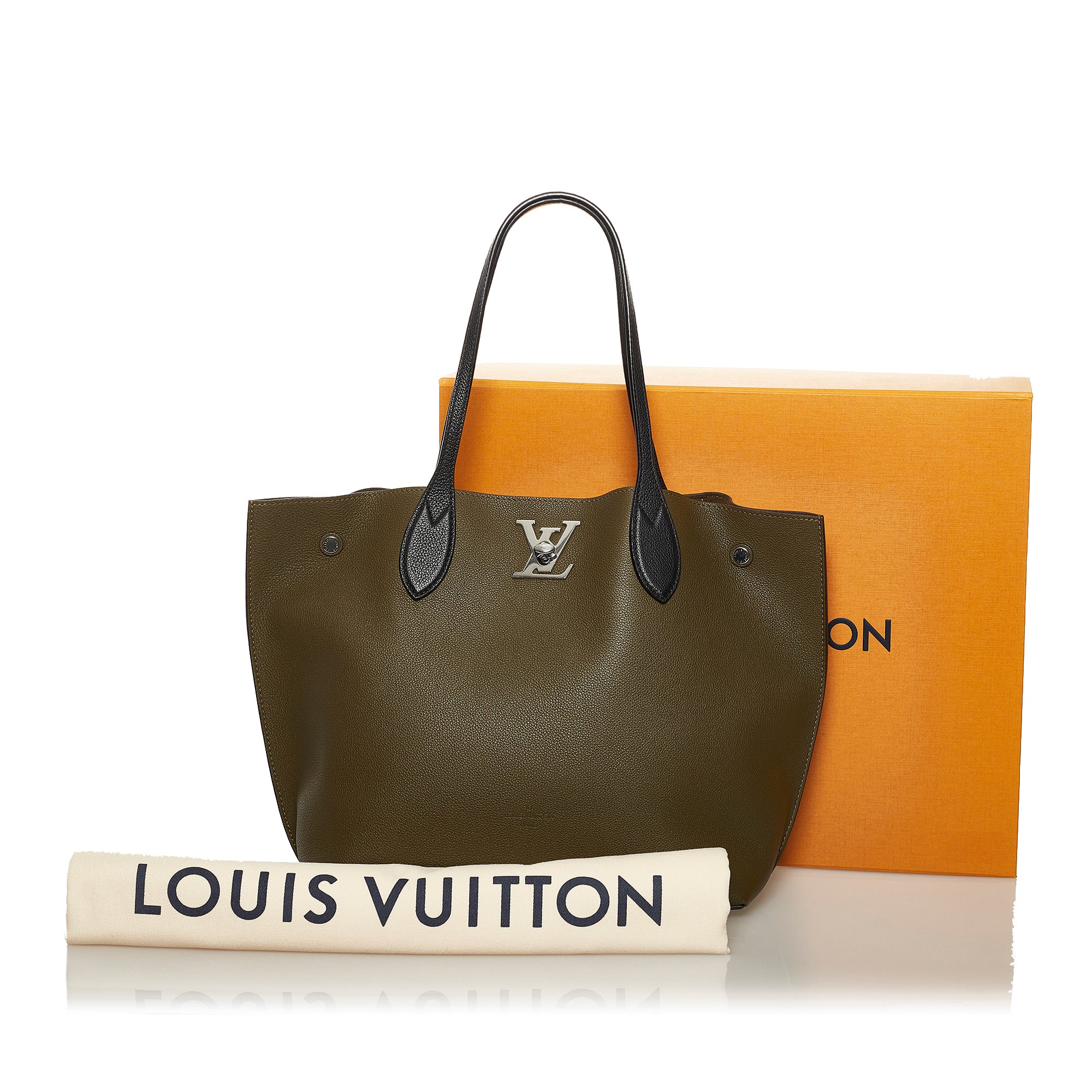Green Louis Vuitton Lockme Go Tote Tote Bag