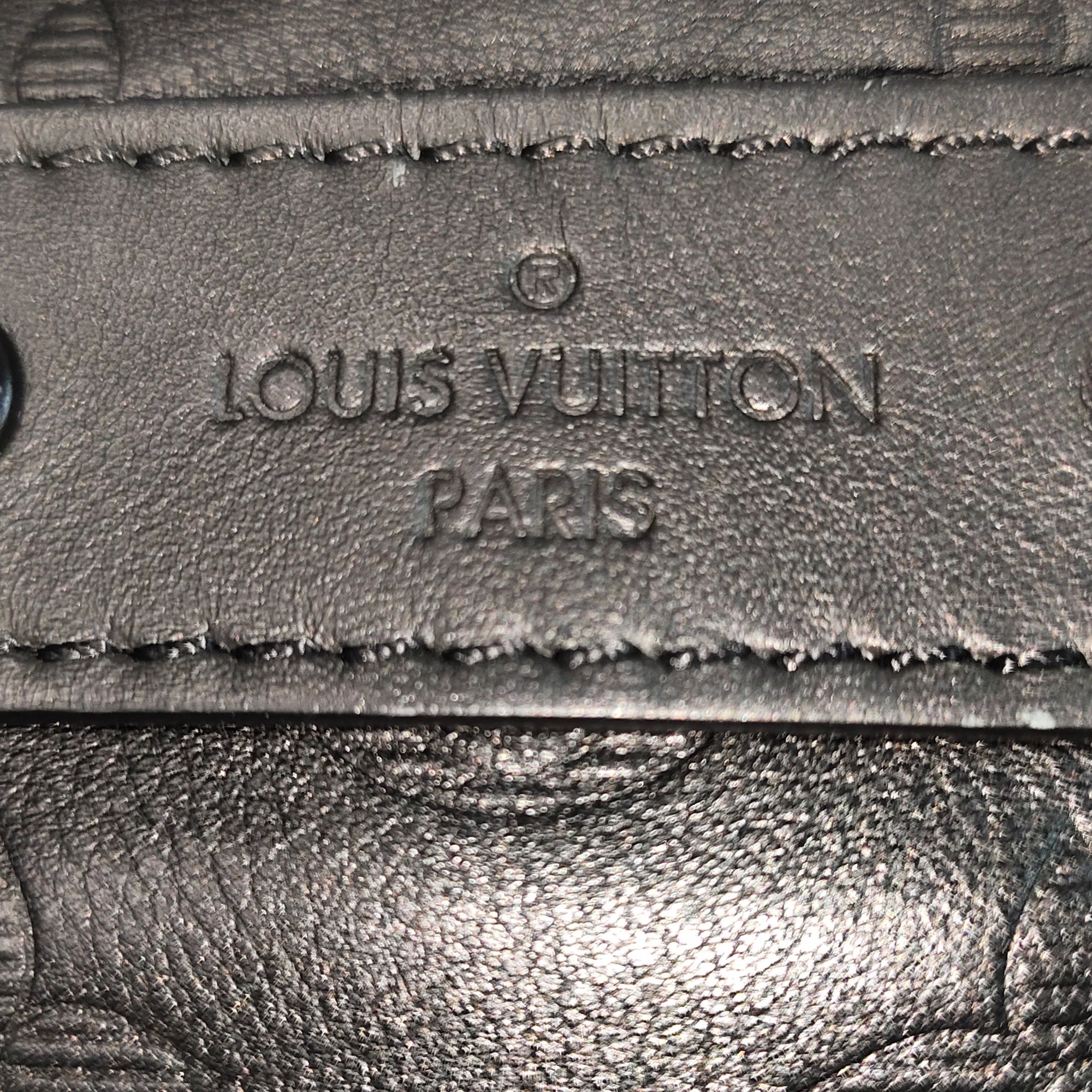 LOUIS VUITTON Danube Shoulder Crossbody Bag M44972 Monogram Shadow Black  Mens LV