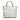 White Gucci Leather Tote Bag - Designer Revival