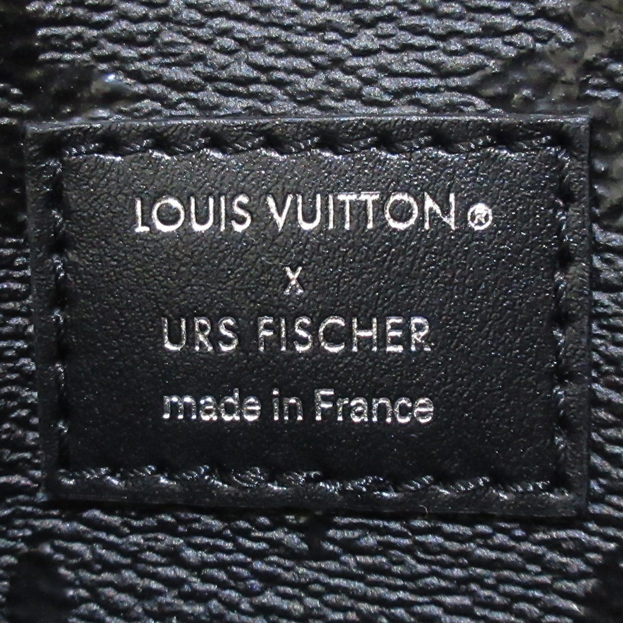 Louis Vuitton LV X UF Pochette Accessories Black White Urs Fischer LVXUF  M45545