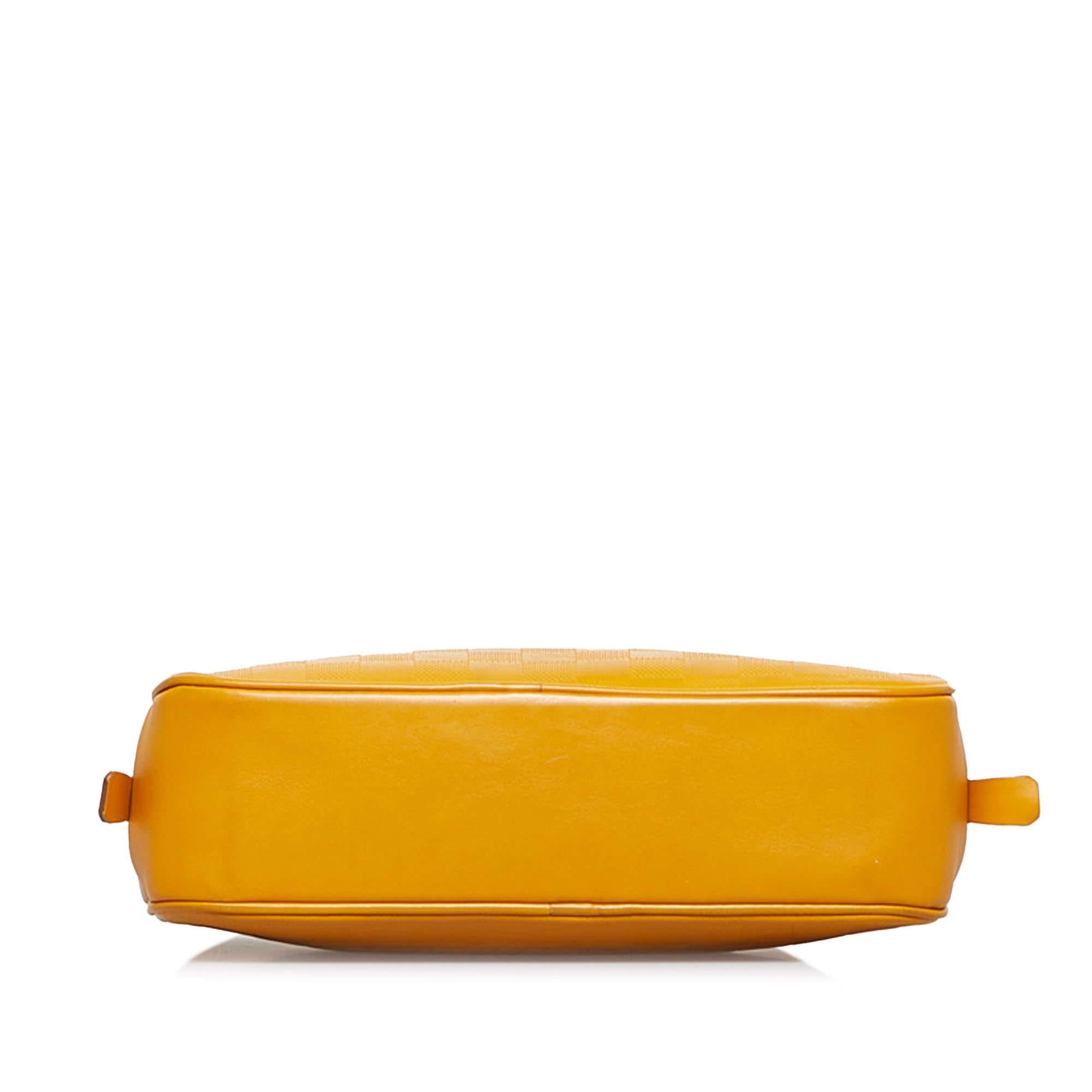 Yellow Louis Vuitton Damier Infini Toiletry Pouch Clutch Bag