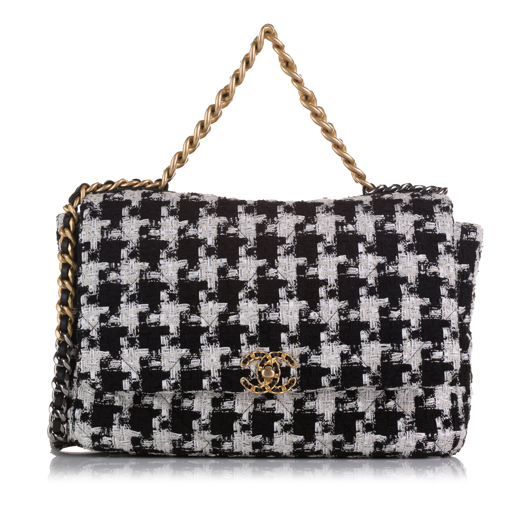 Only 2318.00 usd for CHANEL 19 Small Flap Bag in Black White