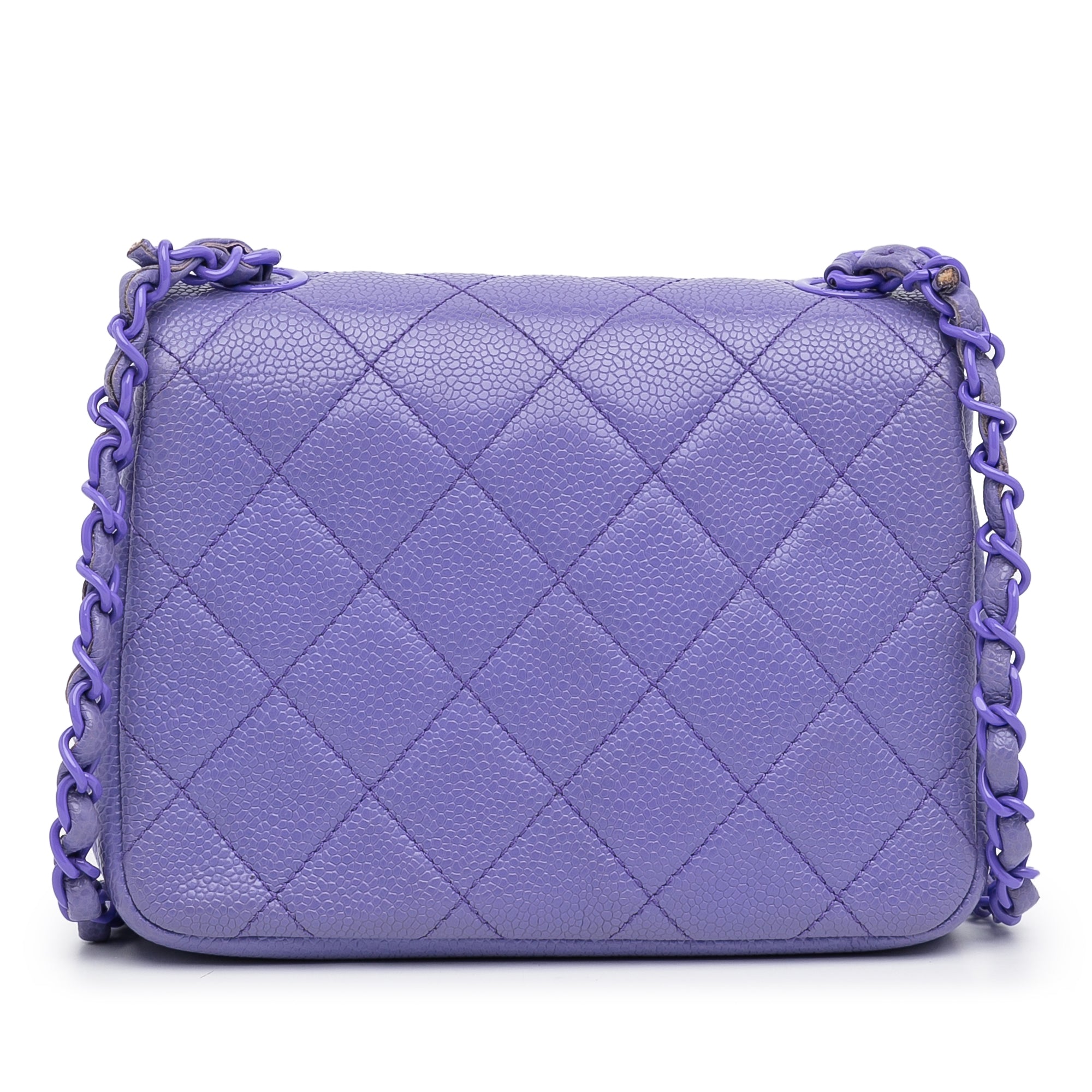 Purple Chanel Incognito Square Flap Bag